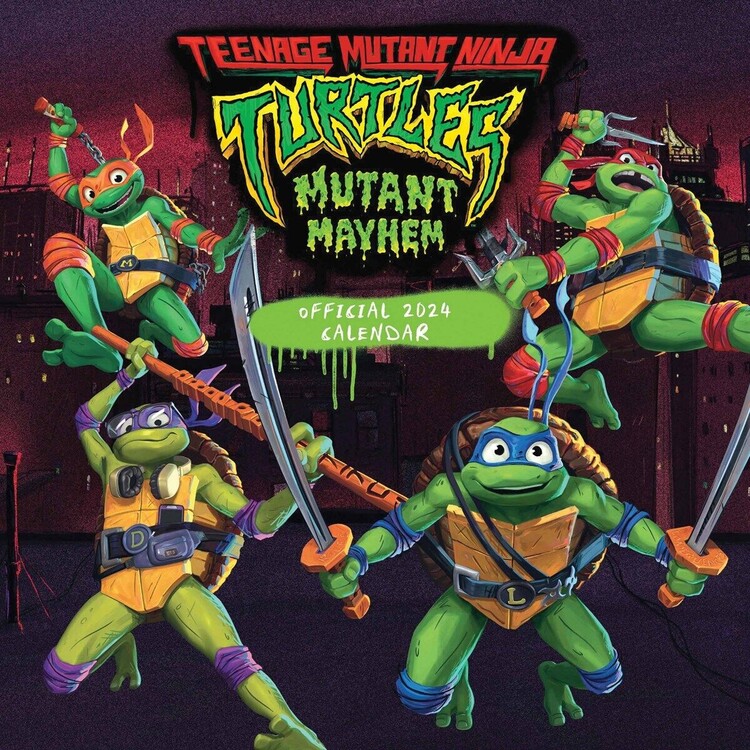 Teenage Mutant Ninja Turtles Calendários de parede 2024 Compre em