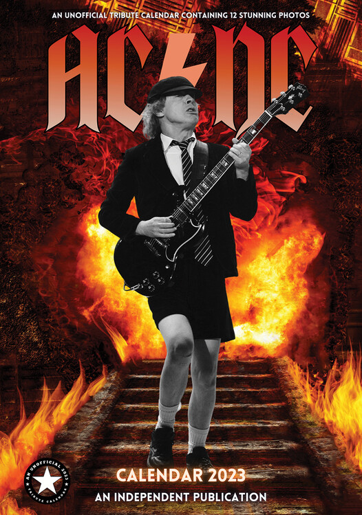 AC/DC Wall Calendars 2024 Buy at Europosters