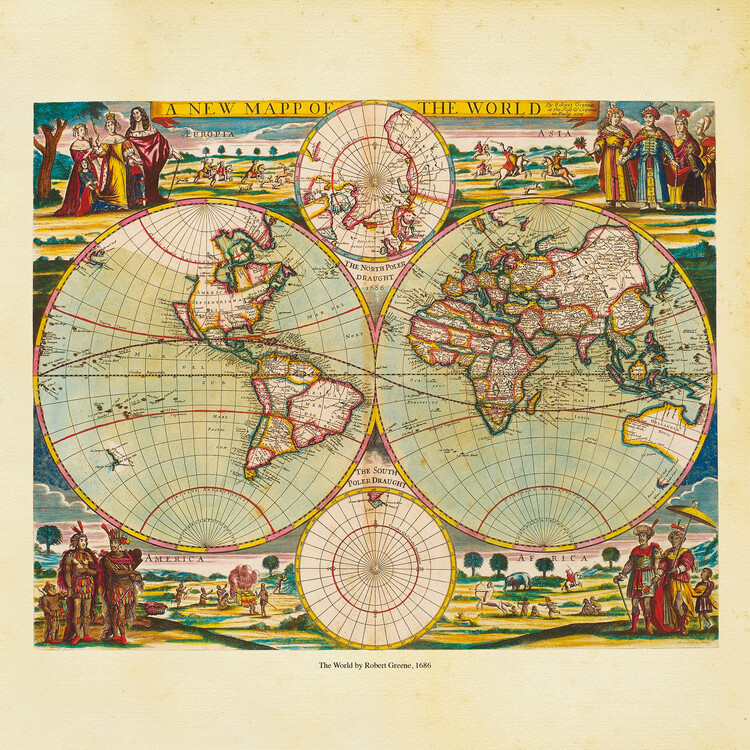 Antique Maps Wall Calendars 2025 Buy at Europosters