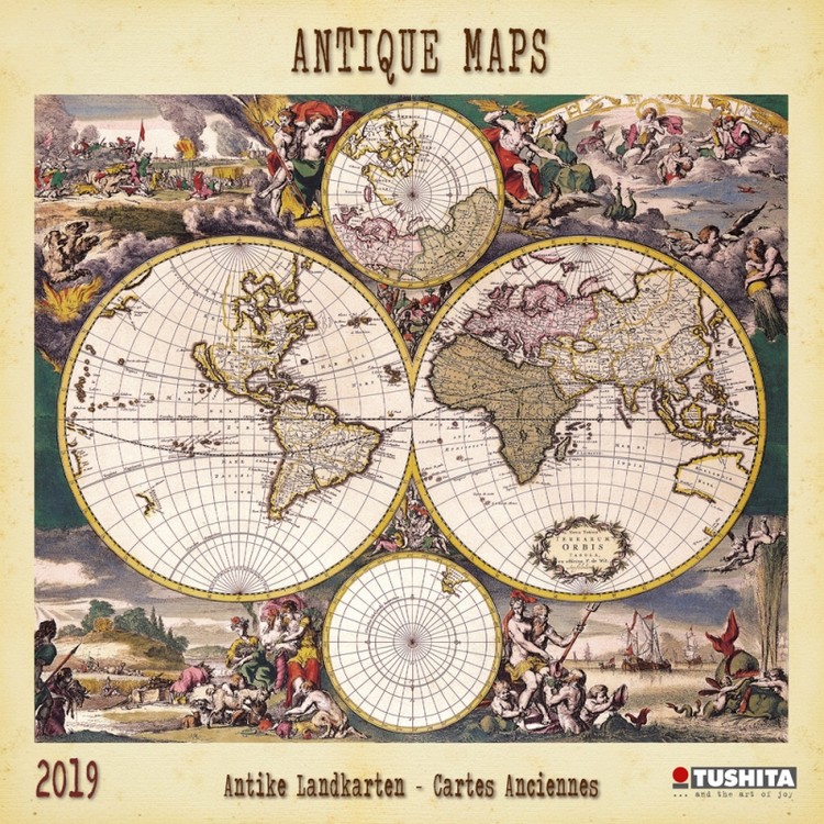 Antique Maps Wall Calendars 2024 Buy at Europosters