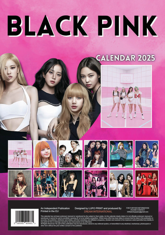 Blackpink Wall Calendars 2025 Buy at