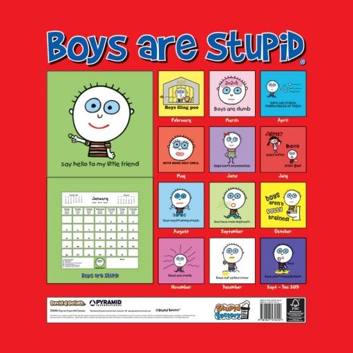 Calendar 2024 Calendar 2014 - BOYS ARE STUPID
