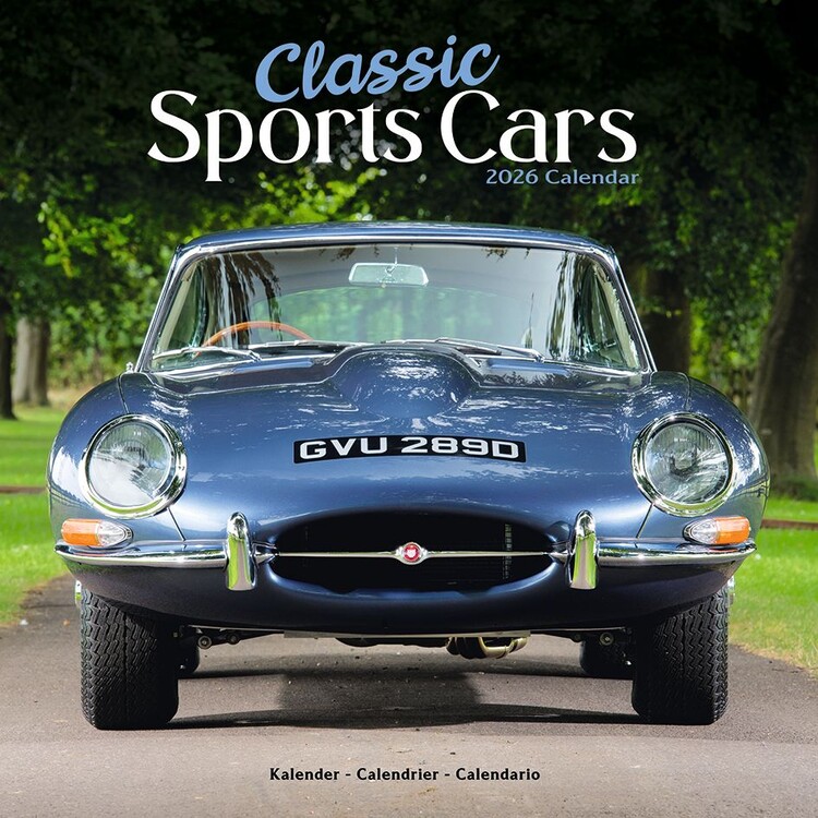 Calendar 2026 Classic Sports Cars