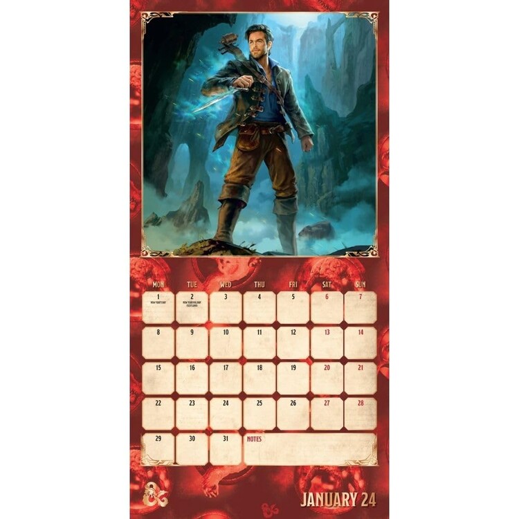 Dungeons & Dragons Wall Calendars 2024 Buy at Europosters