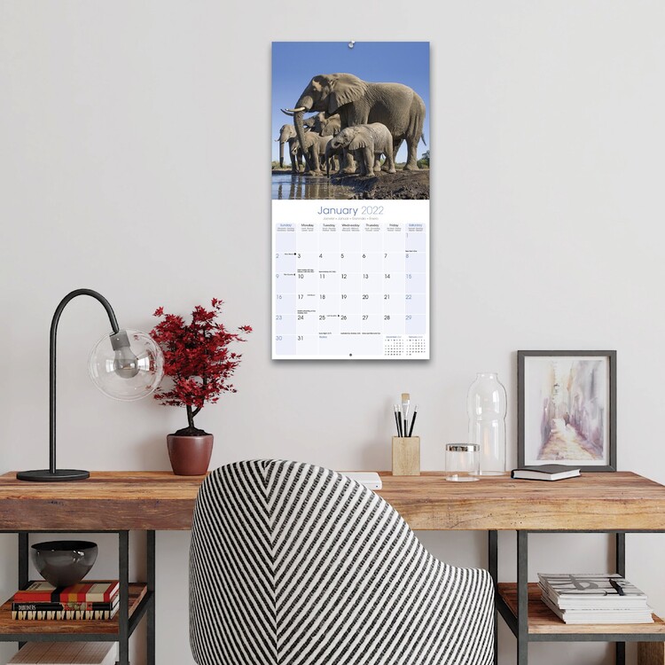 Wall decor for your home or office. 2022 wall calendar Abstract landscape