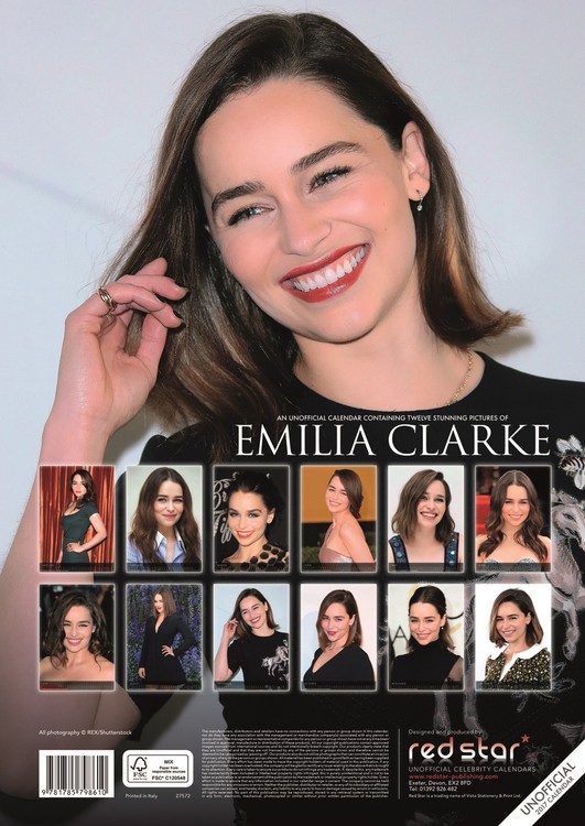 Emilia Clarke Wall Calendars 2022 Large selection