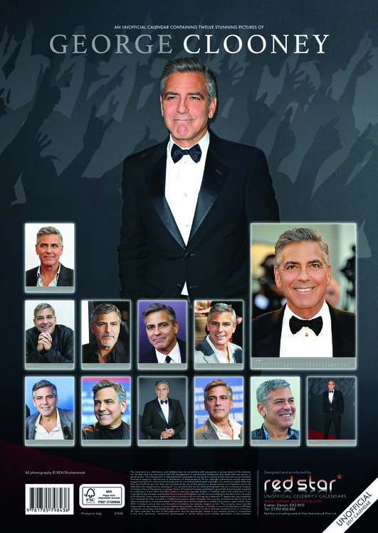 Clooney Wall Calendars 2017 Buy at Europosters