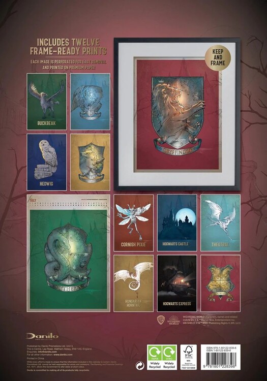 Harry Potter Deluxe Wall Calendars 2024 Buy at Europosters