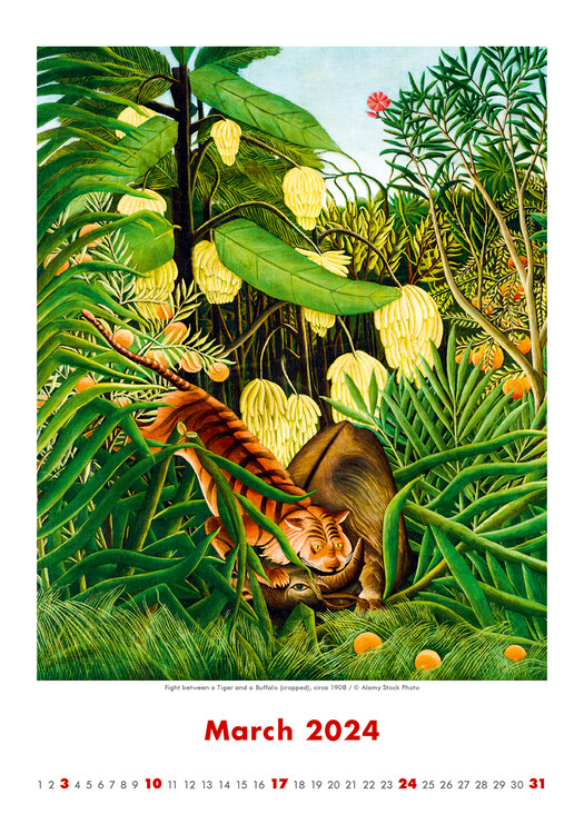 Henri Rousseau Art Naive Wall Calendars 2024 Buy at Europosters