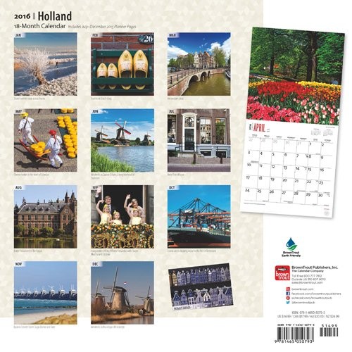 Onafhankelijkheid Meevoelen De waarheid vertellen Holland - Wall Calendars 2016 | Buy at Abposters.com