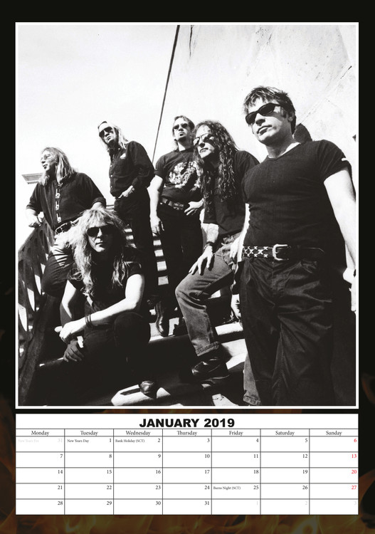 Iron Maiden Wall Calendars 2019 Buy at Europosters
