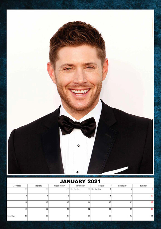 Jensen Ackles Wall Calendars 2021 Large selection