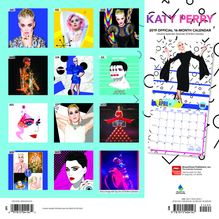 Katy Perry Wall Calendars 2023 Buy at Europosters