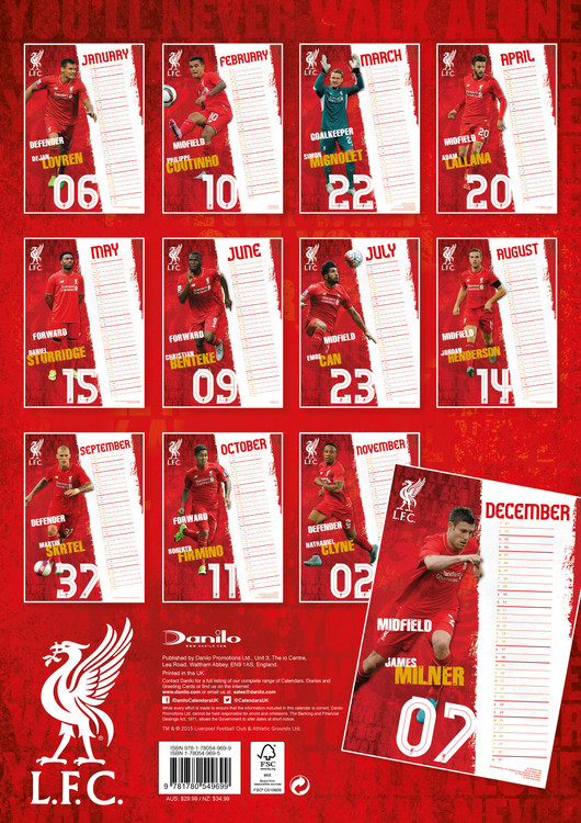 Calendrier Liverpool 2022 Calendrier Semaines 2022