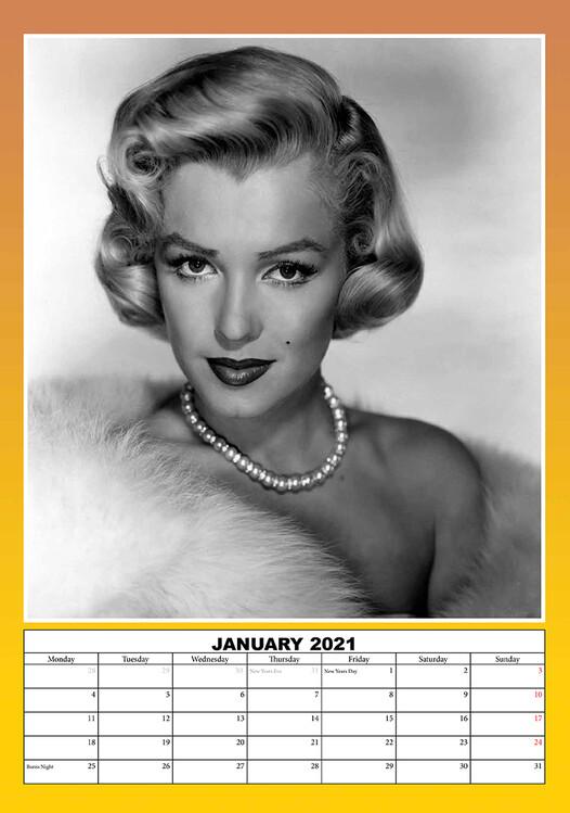 Marilyn Monroe - Wall Calendars 2024 | Buy at Europosters