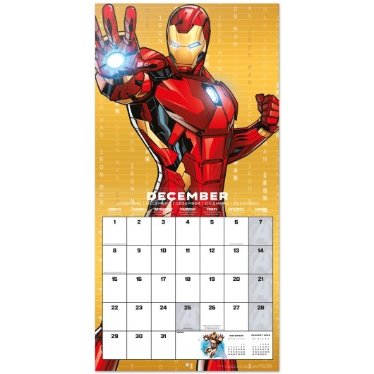 Marvel Avengers Wall Calendars 2025 Buy at