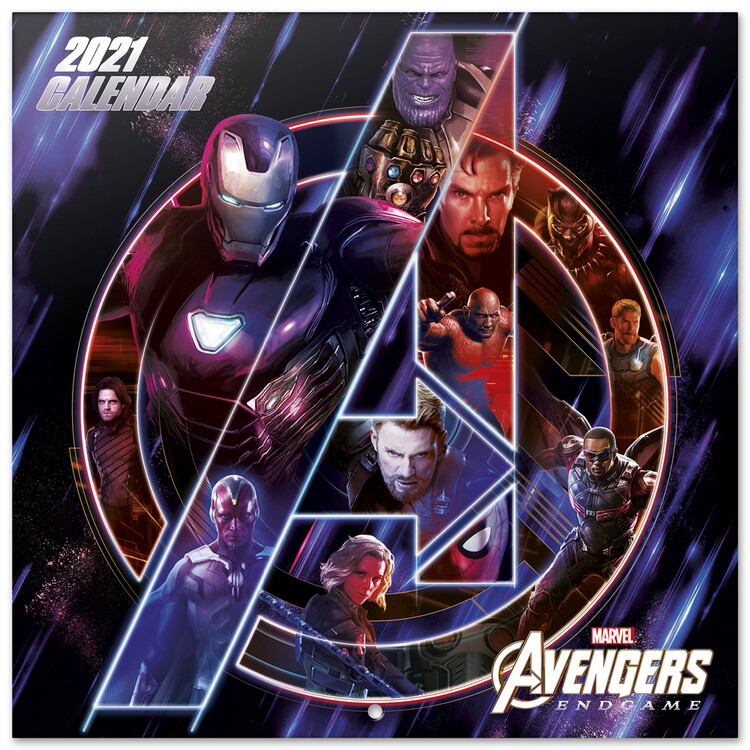 Marvel Avengers Wall Calendars 2021 Buy at Europosters