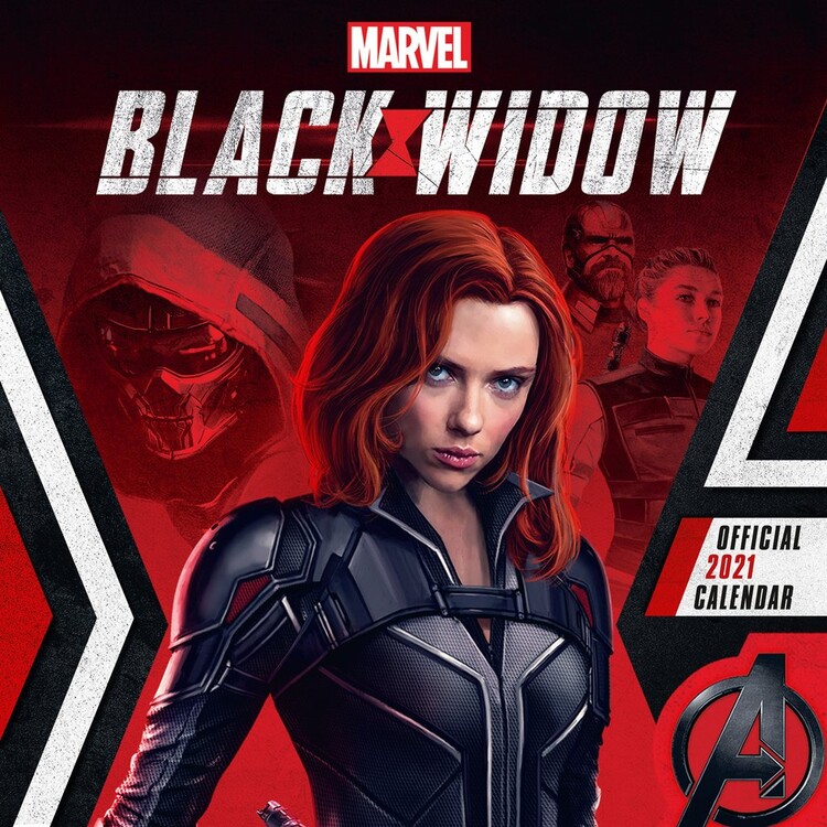 Marvel Black Widow Wall Calendars 2024 Buy at Europosters