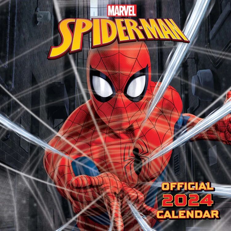 2024 Calendar Spiderman Dyane Grethel