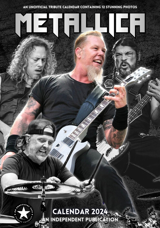 Metallica Wall Calendars 2024 Buy at Europosters