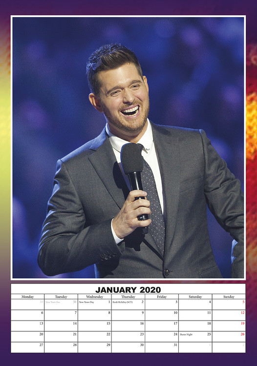 Michael Buble Wall Calendars 2022 Large selection