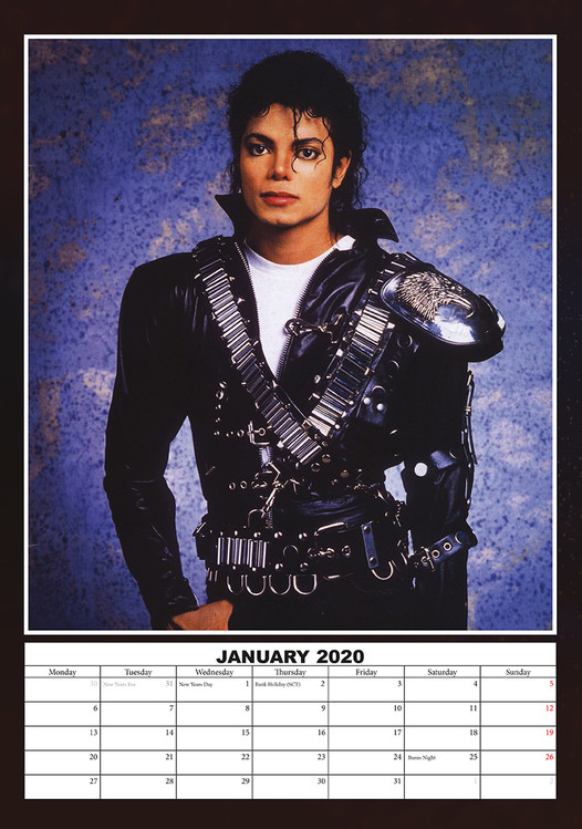 Michael Jackson - Wall Calendars 2020