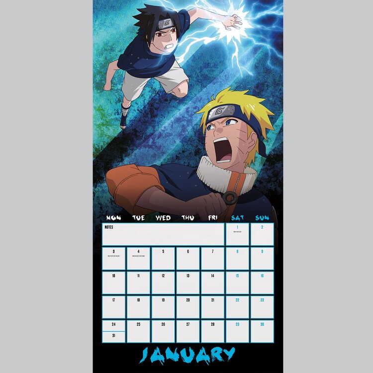Calendar 2022 Naruto Shippuden