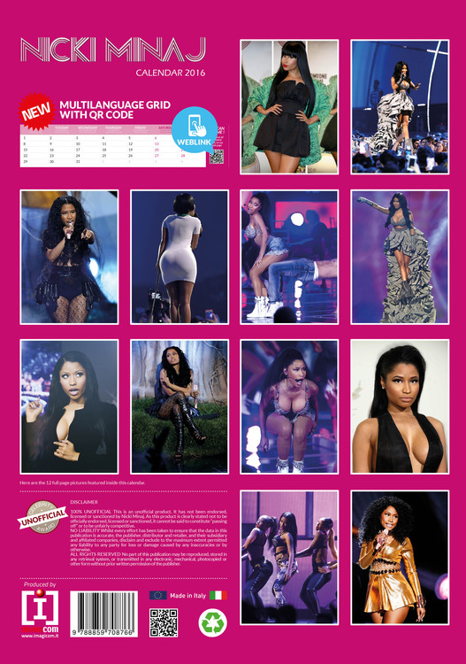 Nicki Minaj - Wall Calendars 2016 | Buy at Abposters.com