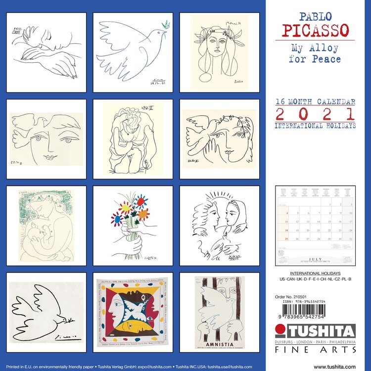 Picasso Kalender 2022 Kalender April