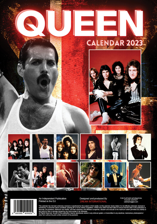 Queen - Wall Calendars 2023 | Buy at 