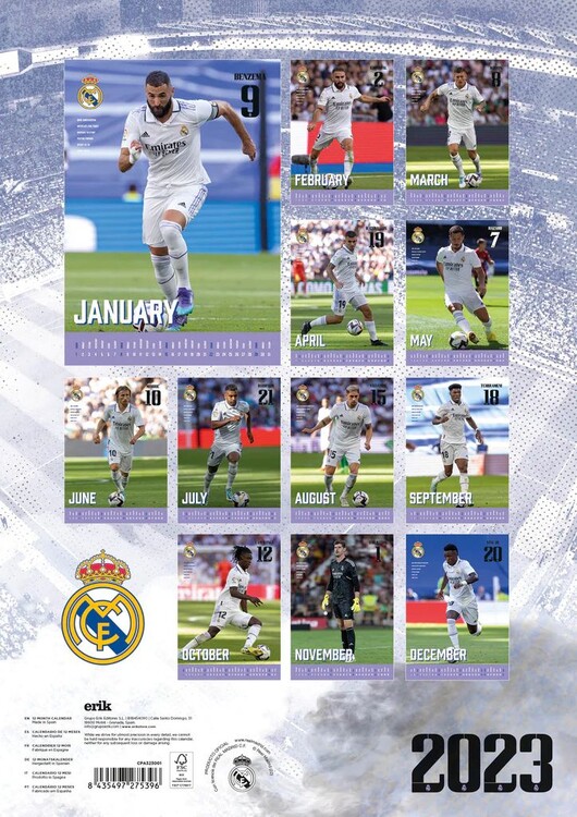 Calendario de futbol real madrid