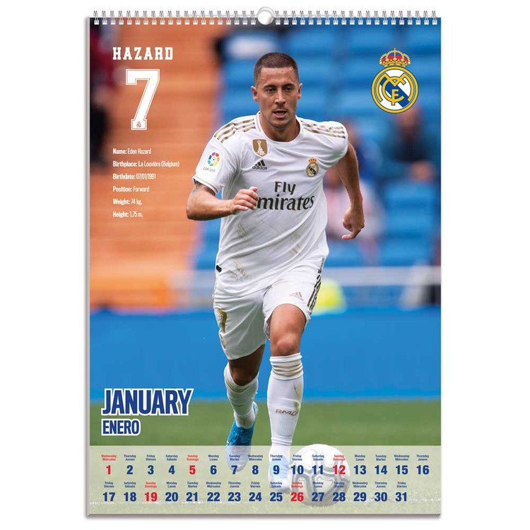 Real Madrid Wall Calendars 2020 Large Selection