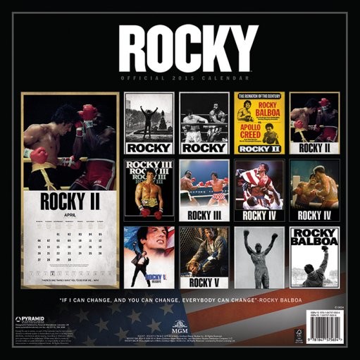 Rocky Wall Calendars 2024 Buy at Europosters