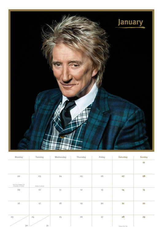 Rod Stewart Wall Calendars 2022 Large Selection