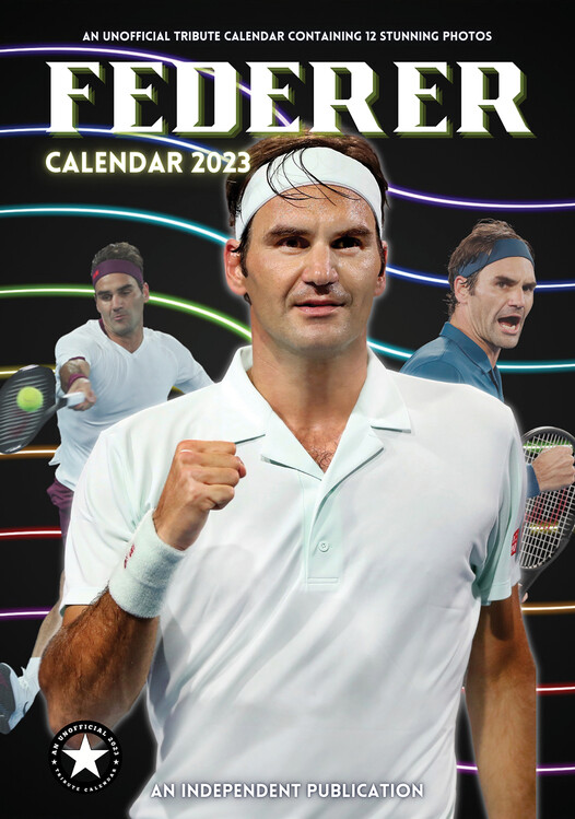 Calendar 2023 Roger Federer