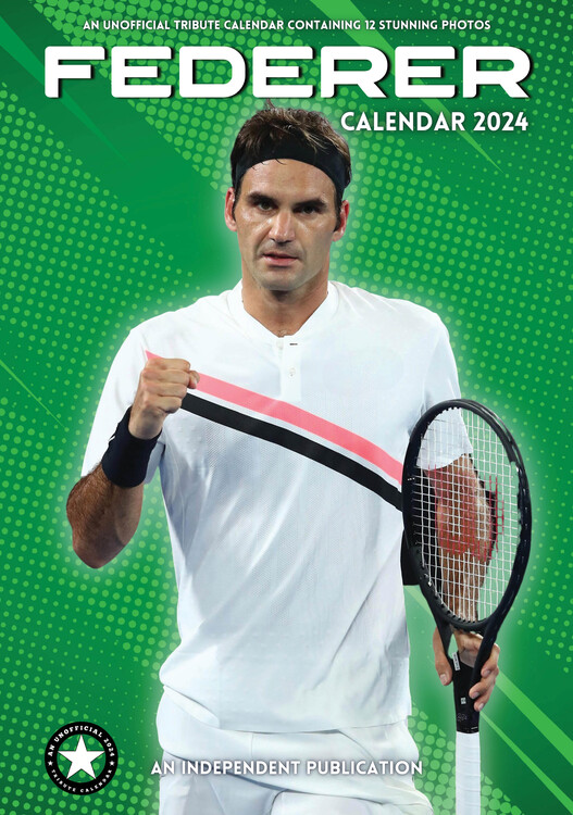 Roger Federer Wall Calendars 2024 Buy at Europosters