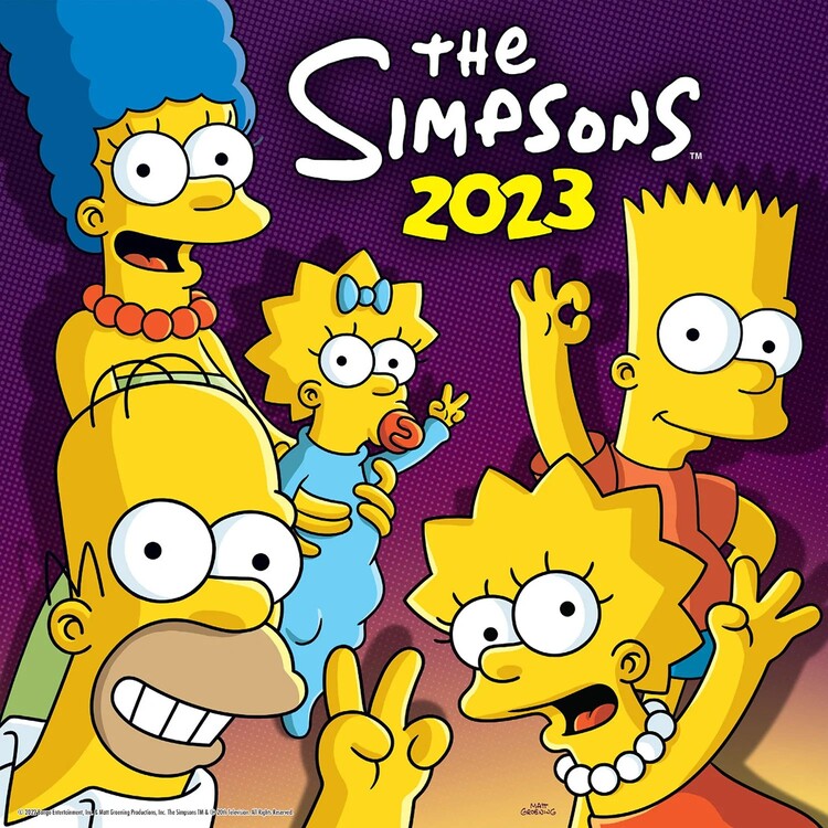 Calendar 2023 Simpsonovi