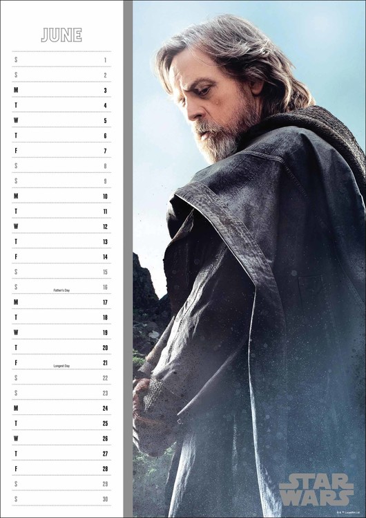 Star Wars Wall Calendars 2024 Buy at Europosters