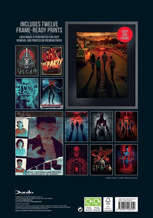 Stranger Things Deluxe - Wall Calendars 2023 | Buy at 