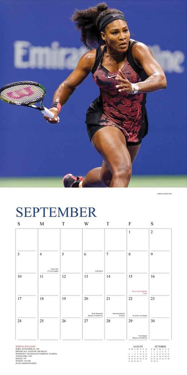 Tennis The U S Open Wall Calendars 2022 Large Selection