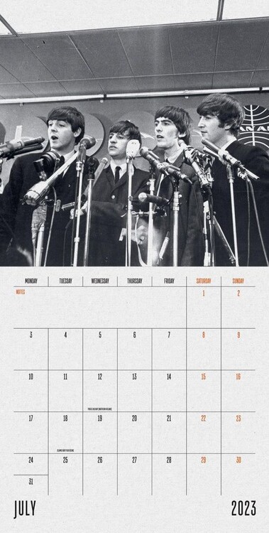 Calendar 2023 The Beatles - Collector's Edition