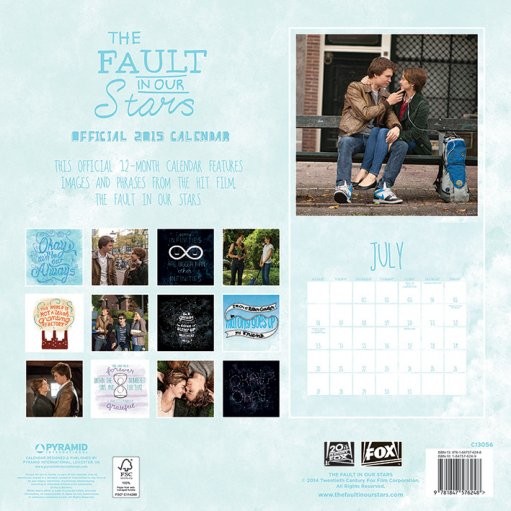 The Fault In Our Stars - Wall Calendars 2015