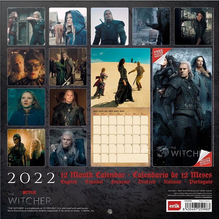 Calendar 2022 The Witcher