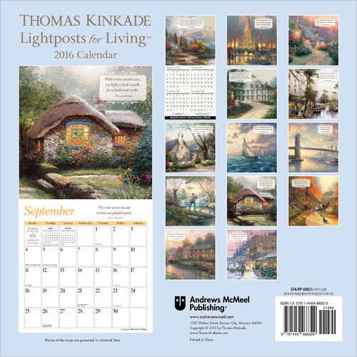 Kinkade - Lightposts for - Wall Calendars 2016 | Large selection