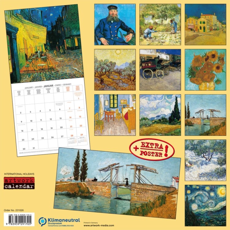 Calendar 2023 Vincent van Gogh