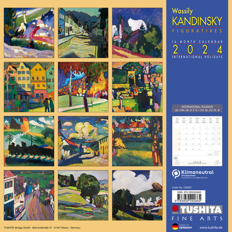 Wassily Kandinsky Figuratives Wall Calendars 2024 Buy at Europosters