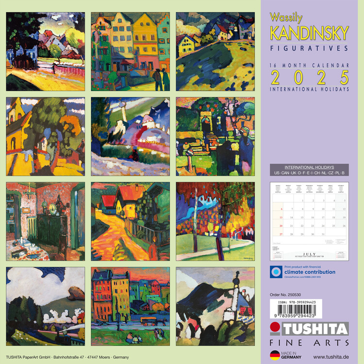 Wassily Kandinsky Figuratives Wall Calendars 2025 Buy at