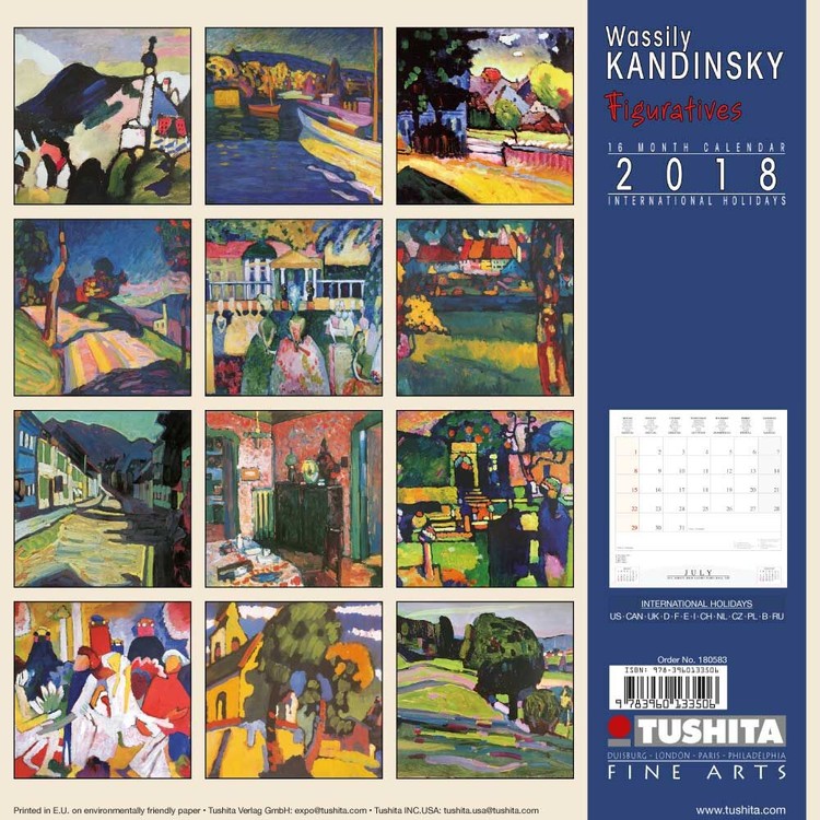 Wassily Kandinsky Figuratives Wall Calendars 2024 Buy at Europosters