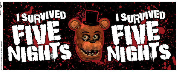 Caneca Esculpida Freddy Fazbear do Game Five Nights at Freddy's