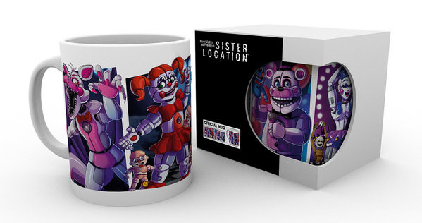 Caneca Five Nights At Freddy's - Sister Location Characters